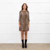 Equipment Leopard Pocket Front Shift Dress