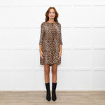 Equipment Leopard Pocket Front Shift Dress