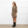 Equipment Leopard Pocket Front Shift Dress