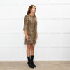 Equipment Leopard Pocket Front Shift Dress