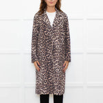 Rails Leopard Print Double Faced Coat