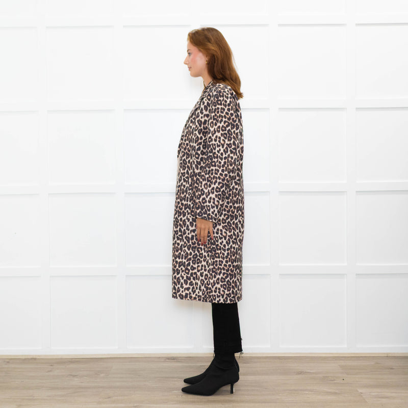 Rails Leopard Print Double Faced Coat