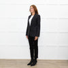 Zadig & Voltaire Grey Wool Mix Jacket With Star Elbows