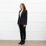 Zadig & Voltaire Grey Wool Mix Jacket With Star Elbows