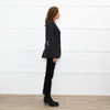 Zadig & Voltaire Grey Wool Mix Jacket With Star Elbows