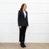 Zadig & Voltaire Grey Wool Mix Jacket With Star Elbows