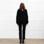 Raey Black Cashmere Blend Oversized Sweater