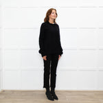 Raey Black Cashmere Blend Oversized Sweater
