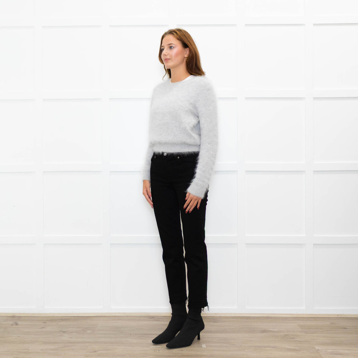 Bellerose Light Grey Angora Blend Jumper