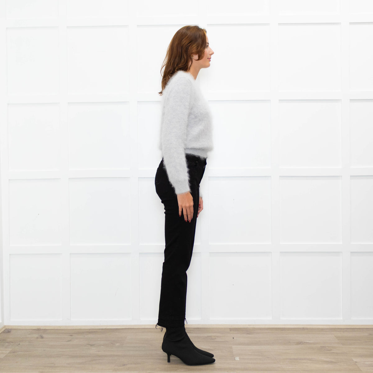 Bellerose Light Grey Angora Blend Jumper