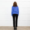 Basics By Chinti & Parker Lilac Wool Blend V- Neck Sweater