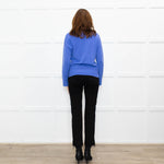 Basics By Chinti & Parker Lilac Wool Blend V- Neck Sweater