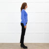 Basics By Chinti & Parker Lilac Wool Blend V- Neck Sweater