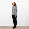 Chinti & Parker Grey Cashmere Blend Hooded Sweater