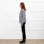 Chinti & Parker Grey Cashmere Blend Hooded Sweater