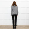 Chinti & Parker Grey Cashmere Blend Hooded Sweater