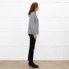Chinti & Parker Grey Cashmere Blend Hooded Sweater