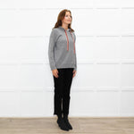 Chinti & Parker Grey Cashmere Blend Hooded Sweater