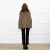 Joseph Olive Green Cashmere High Neck Cape