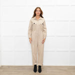 Ba&sh Beige Safari Style Jumpsuit