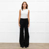 Nili Lotan Black Wool Wide Leg Trousers