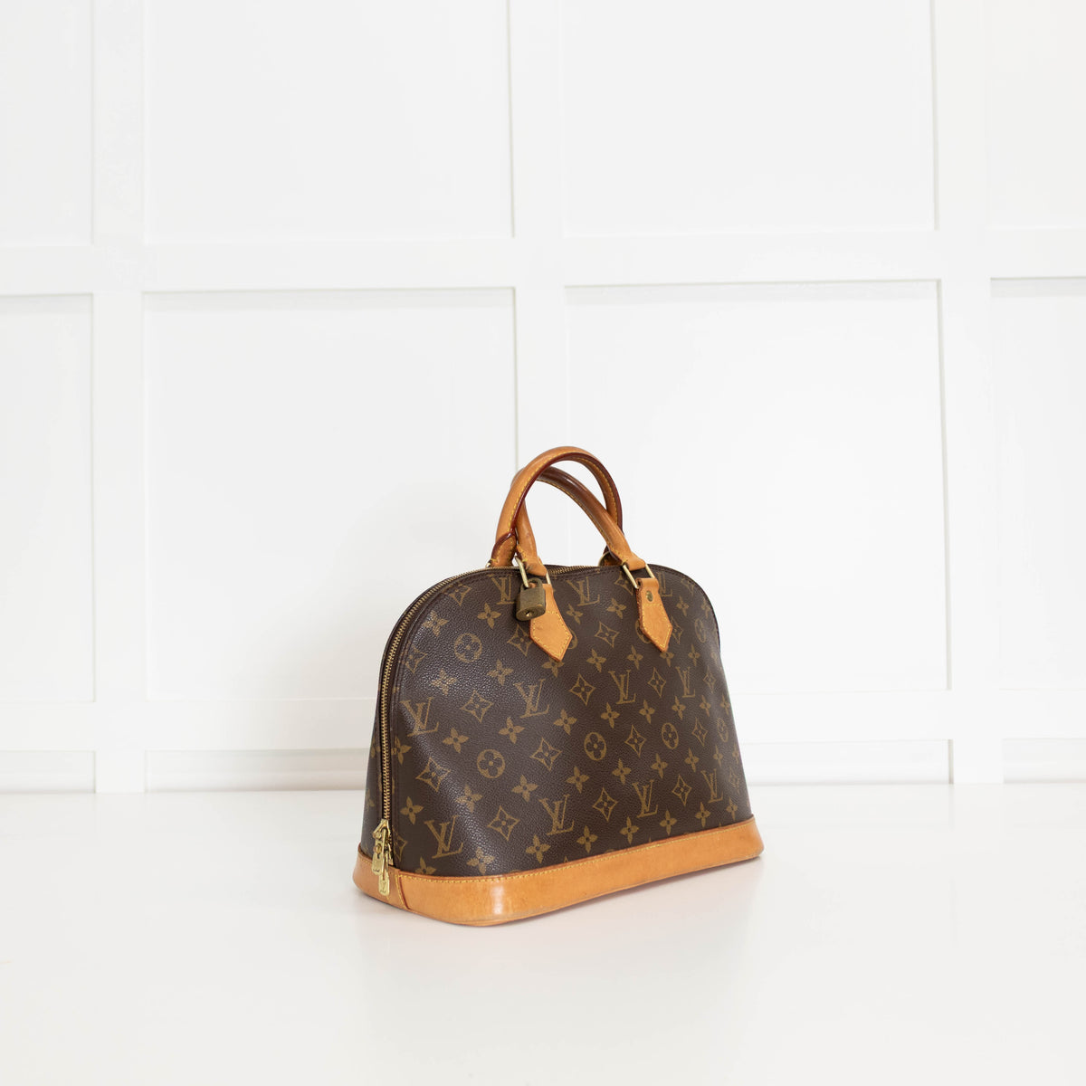Louis Vuitton Brown Monogram Alma PM Handbag