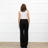 Nili Lotan Black Wool Wide Leg Trousers