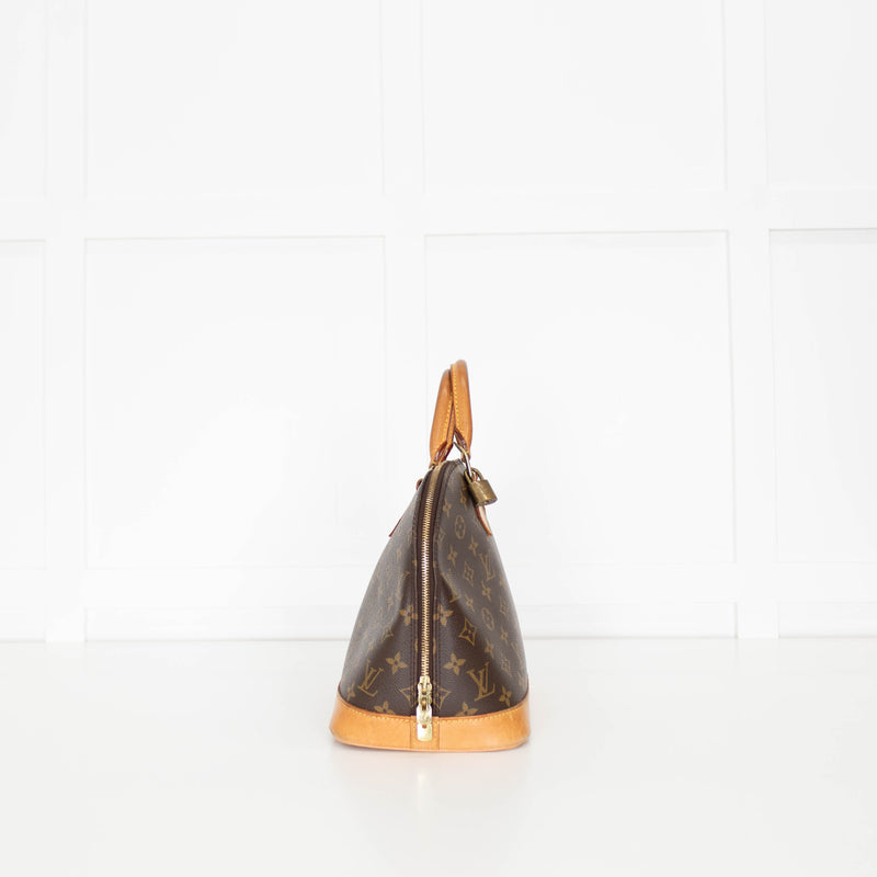 Louis Vuitton Brown Monogram Alma PM Handbag
