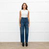 Khaite Blue Hewitt Large Pocket Front Jeans