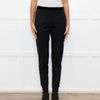 Sandro Black Velvet Waistband Trousers
