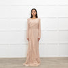 By Malene Birger Pale Pink Chiffon Long Maxi Dress