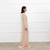 By Malene Birger Pale Pink Chiffon Long Maxi Dress