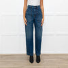 Khaite Blue Hewitt Large Pocket Front Jeans