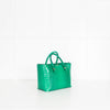 Victoria Beckham Green Liberty Croc Effect Tote Bag