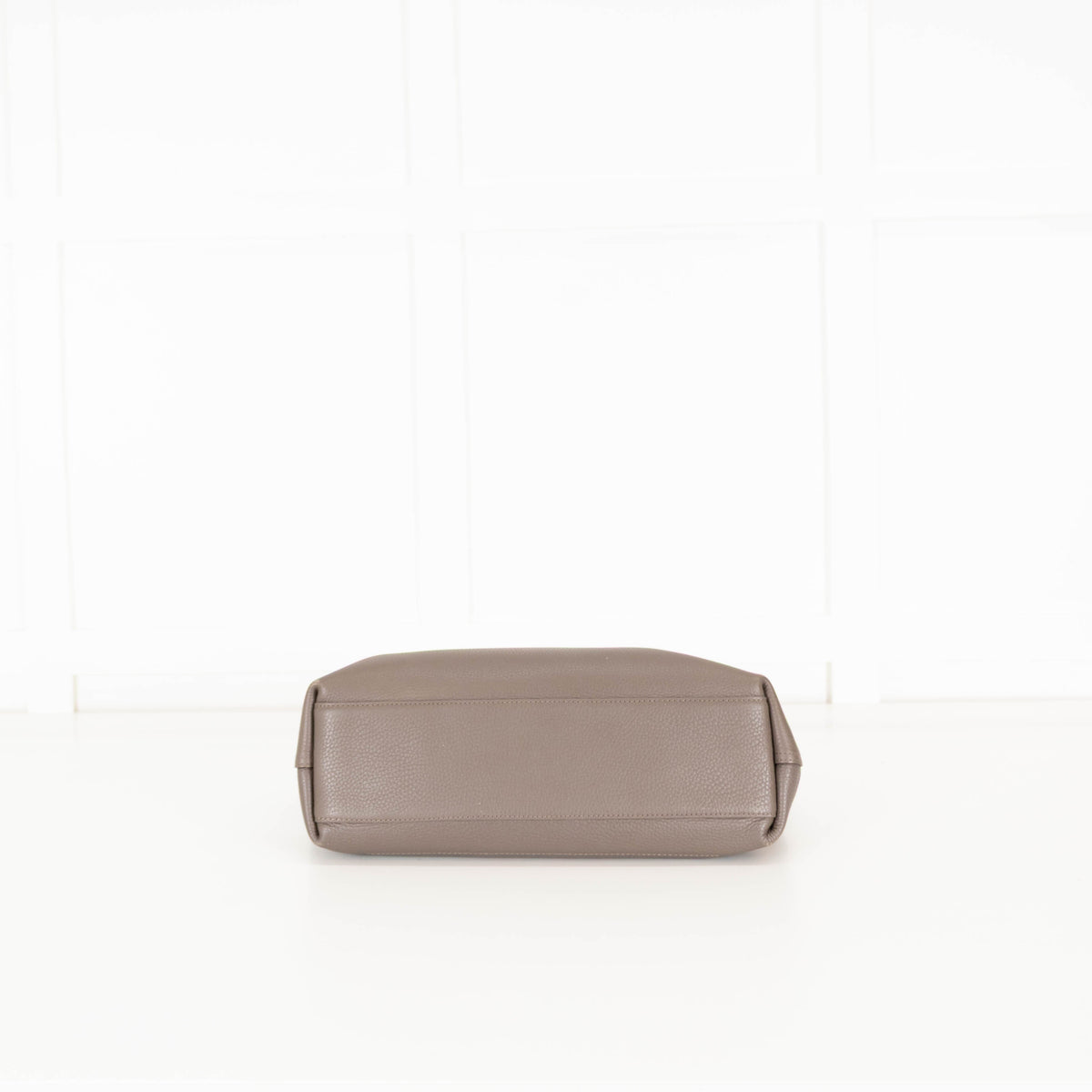 Longchamp Taupe Shoulder Bag With Detachable Purse