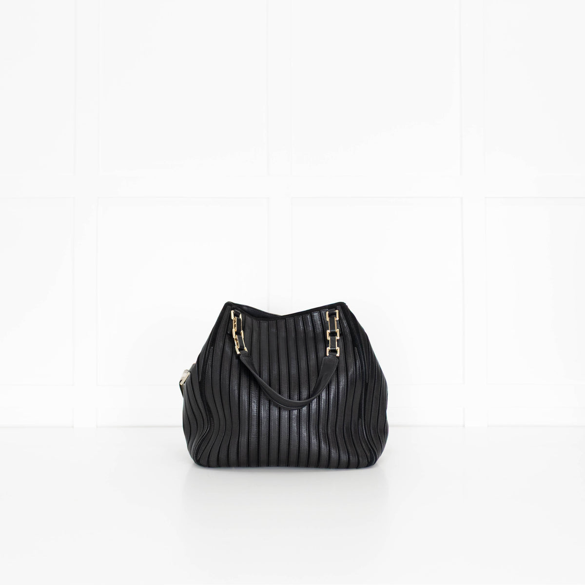 Anya Hindmarch Black Belvedere Tote