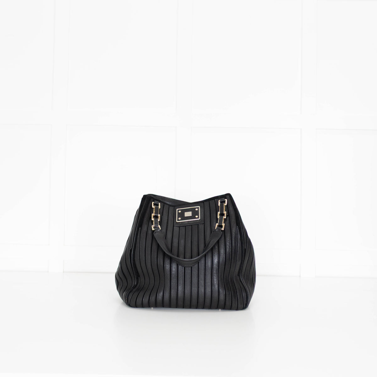 Anya Hindmarch Black Belvedere Tote