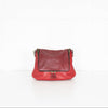 Anya Hindmarch Red Burgundy Maxi Zip Crossbody Leather Bag