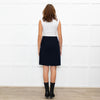 S Max Mara Navy Wool ALine Skirt
