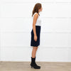 S Max Mara Navy Wool ALine Skirt