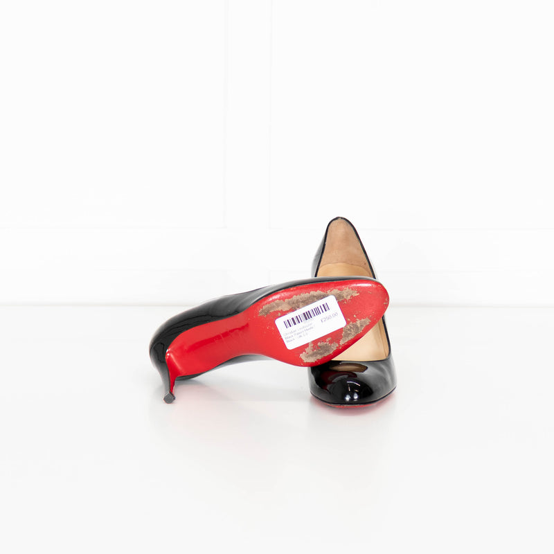 Christian Louboutin Black Patent Heels