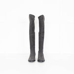 Stuart Weitzman Grey Suede Over The Knee Boots