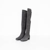 Stuart Weitzman Grey Suede Over The Knee Boots