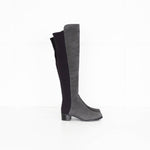 Stuart Weitzman Grey Suede Over The Knee Boots