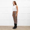 Burberry Brown Checked Leggings