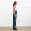Khaite Blue Hewitt Large Pocket Front Jeans