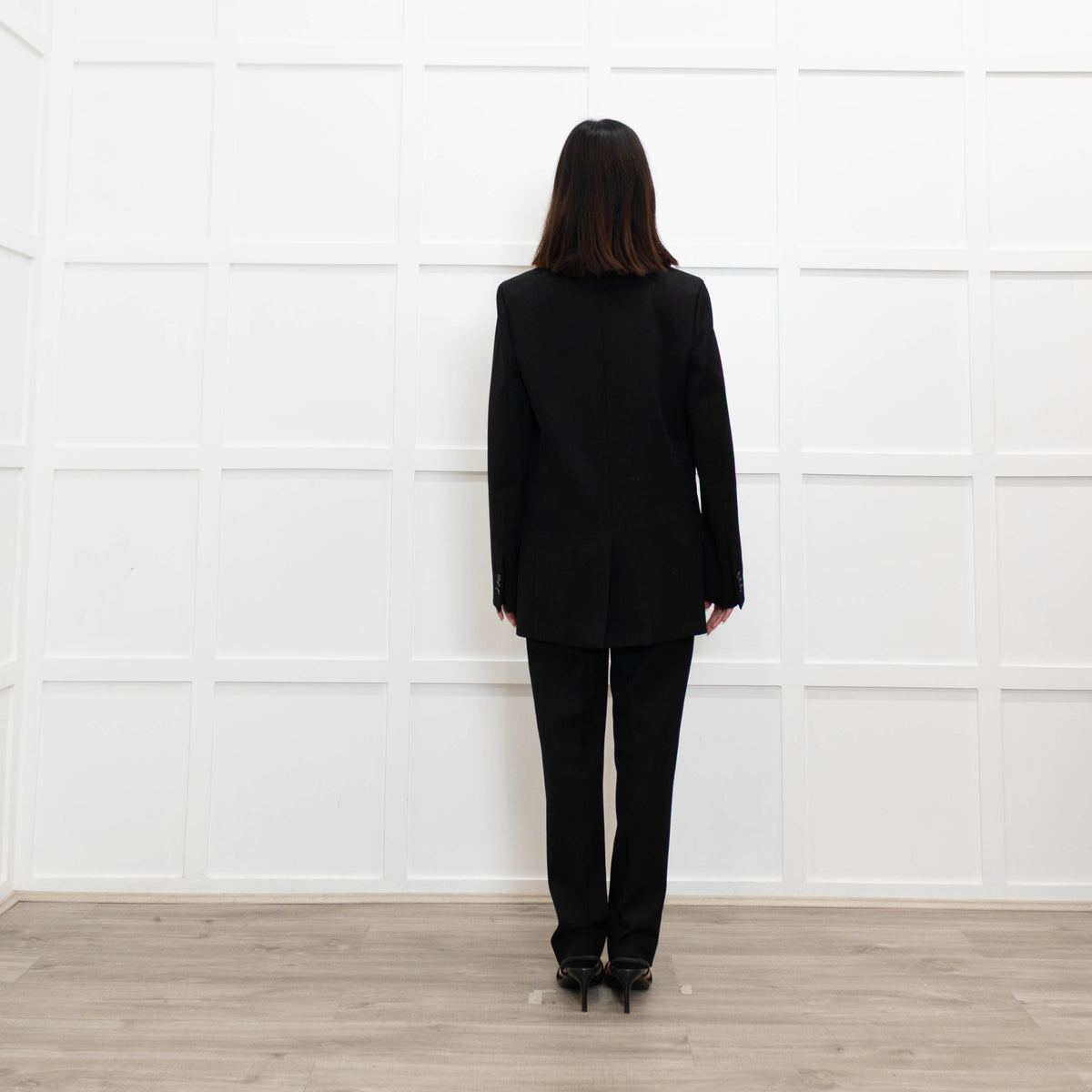 Bottega Veneta Black Oversized Wool Suit