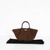 DeMellier Brown Suede Midi New York Tote