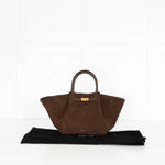 DeMellier Brown Suede Midi New York Tote