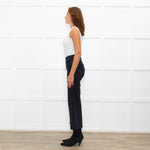 Paige Black Denim Anessa Cropped Jeans